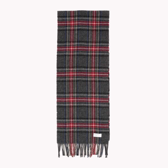 SCARF CHECK BROWN