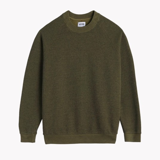 TERRY SWEAT ARMY GREEN
