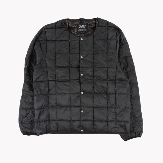 CREW NECK BUTTON DOWN JKT