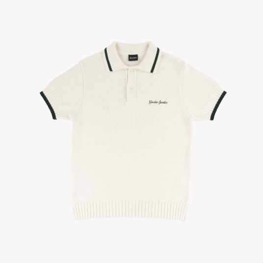 CONTRAST POLO ECRU