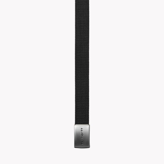 CLIP BELT CHROME CANVAS