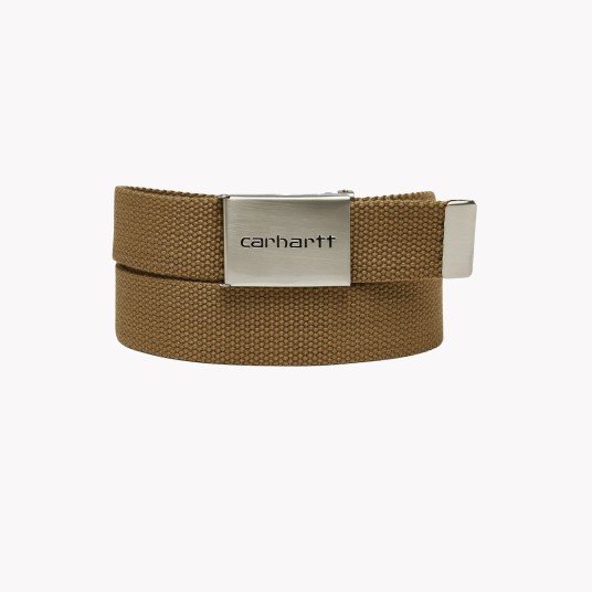 CLIP BELT CHROME CANVAS