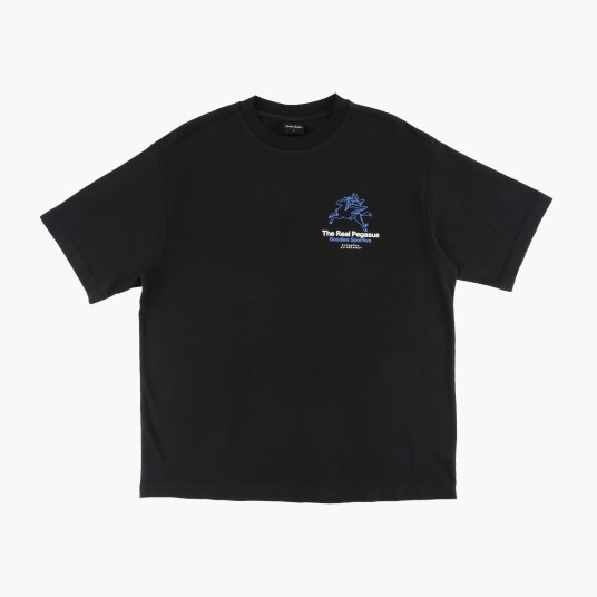 REAL PEGASUS BLACK TEE