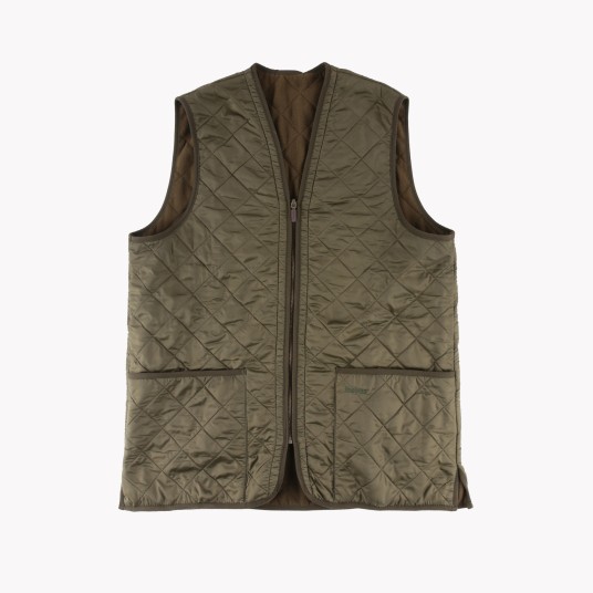 QUILTED WAISTCOAT/ZIP-IN LINER
