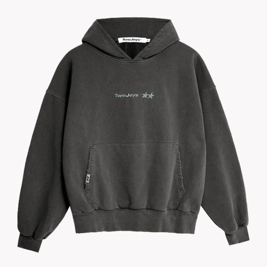 PIGMENT DYED GRY ICON HOODIE