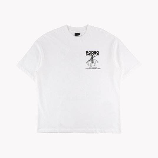 RODEO SIMULATOR WHITE TEE