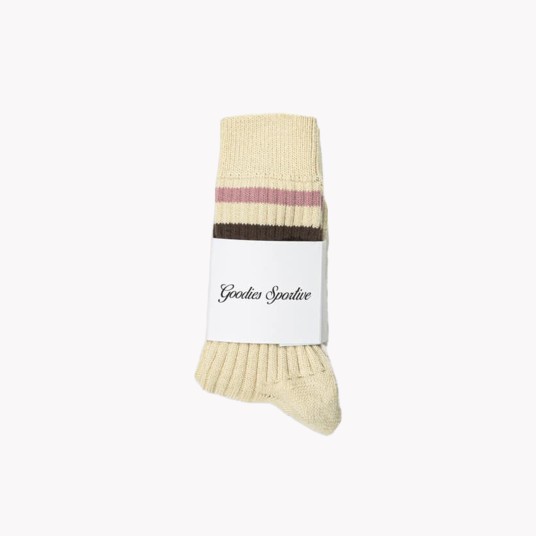 RUSTIC TAUPE SOCKS ECRU