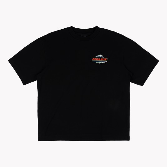 MOTOR OIL BLACK TEE BLACK