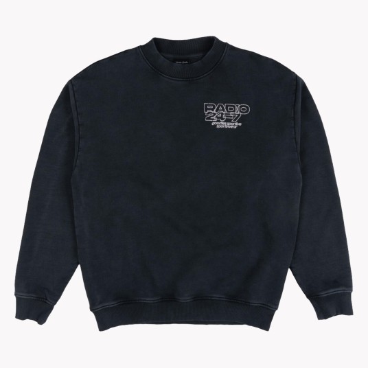 RADIO 24/7 CREWNECK GREY...