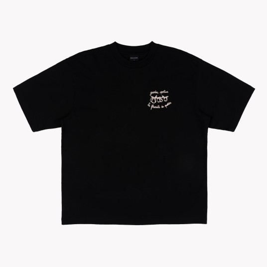 LE FLEURISTE TEE BLACK