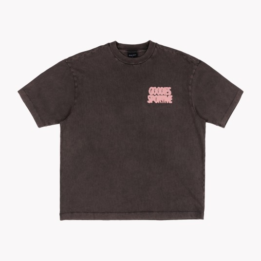 EVERYDAY QUARTIER TEE EGGPLANT