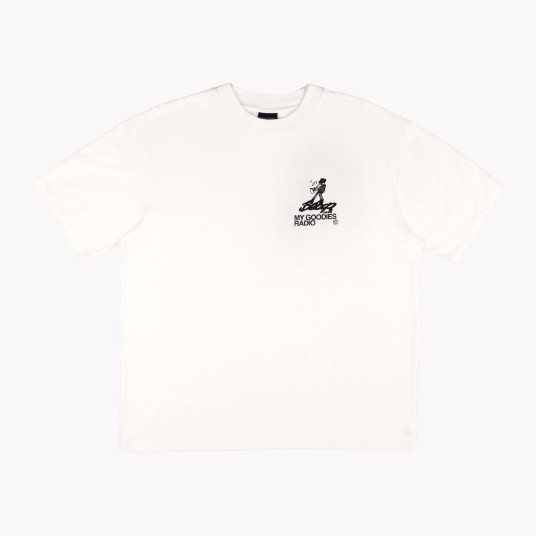 MY GOODIES RADIO TEE WHITE