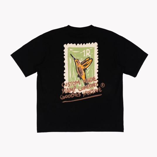 STAMP COMPANY TEE BLACK