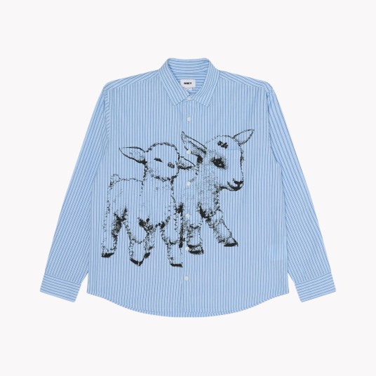 OBEY BILLY WOVEN LIGHT BLUE...