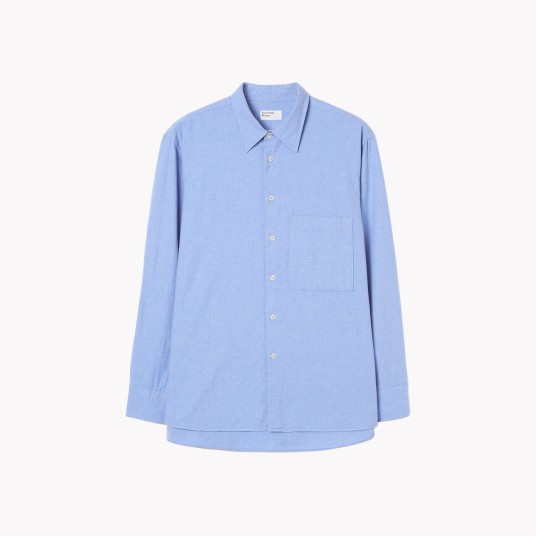 SQUARE POCKET SHIRT BLUE