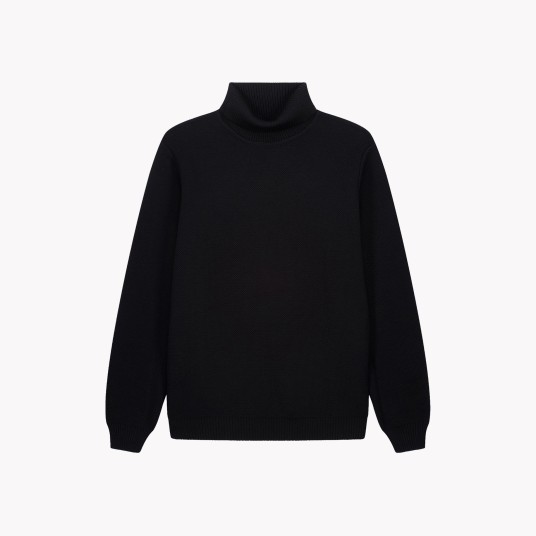 YOURI PULL COL ROND NOIR