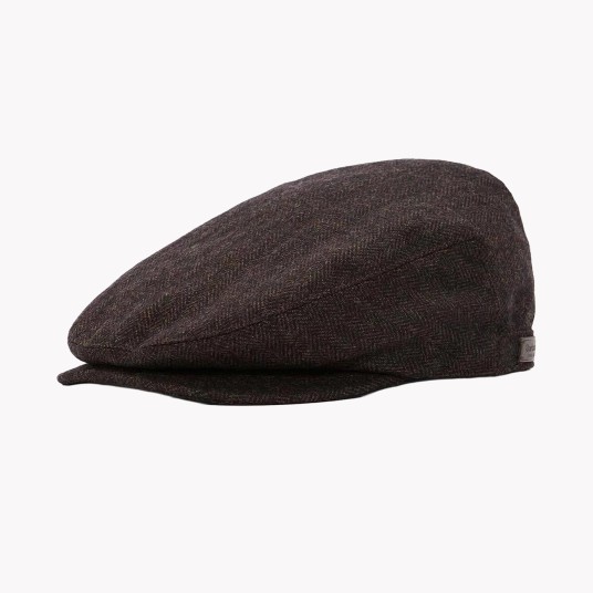 BARLOW FLAT CAP BROWN