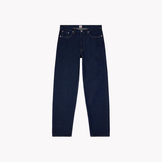 LOOSE JEANS BLUE - RINSED