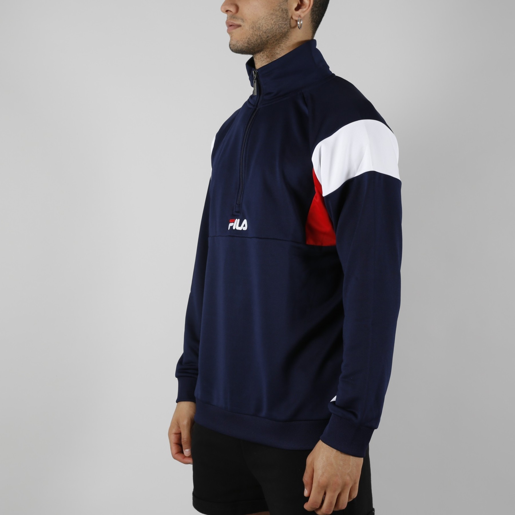 KEITH HALF ZIP TOP